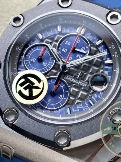 Replica Audemars Piguet Royal Oak Offshore Mega Tapisserie Dial 44mm 26470ST.OO.A027CA.01 - Top-Tier Swiss Replica Watch