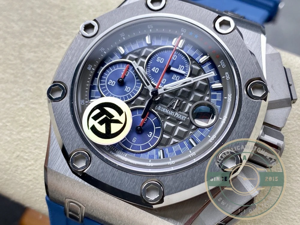 Replica Audemars Piguet Royal Oak Offshore Mega Tapisserie Dial 44mm 26470ST.OO.A027CA.01 - Top-Tier Swiss Replica Watch