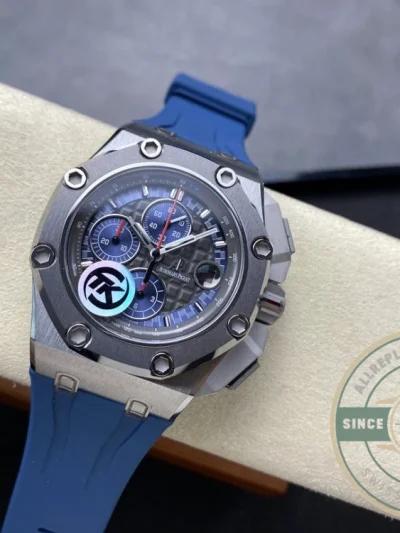 Replica Audemars Piguet Royal Oak Offshore Mega Tapisserie Dial 44mm 26470ST.OO.A027CA.01 - Luxury Replica Watch