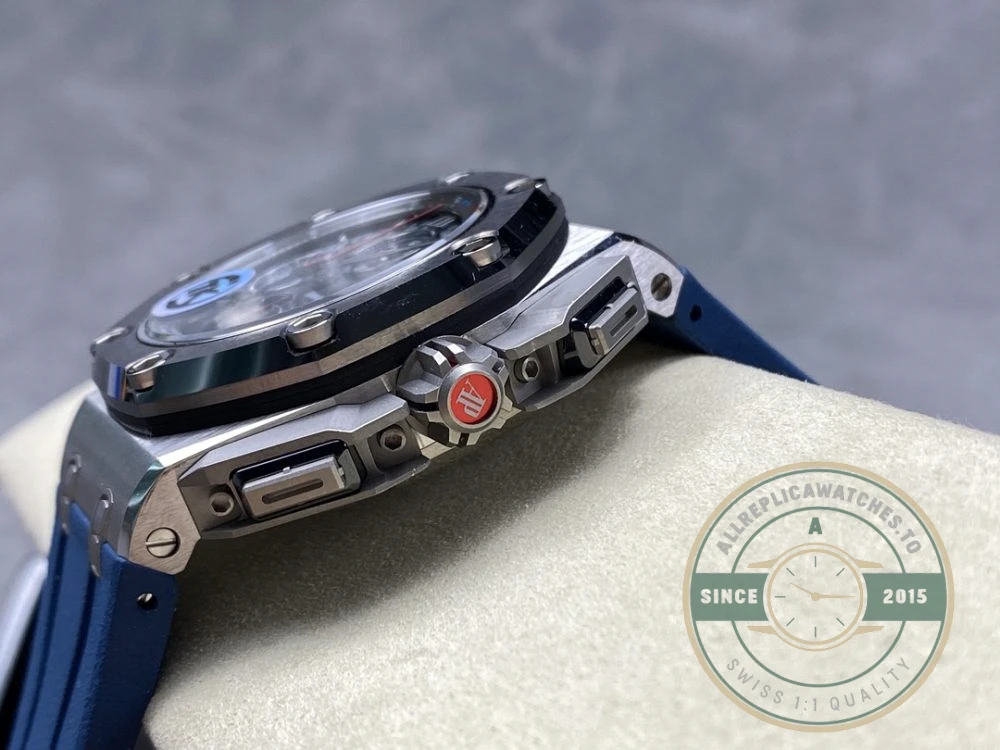 Replica Audemars Piguet Royal Oak Offshore Mega Tapisserie Dial 44mm 26470ST.OO.A027CA.01 - Luxury Replica Watch