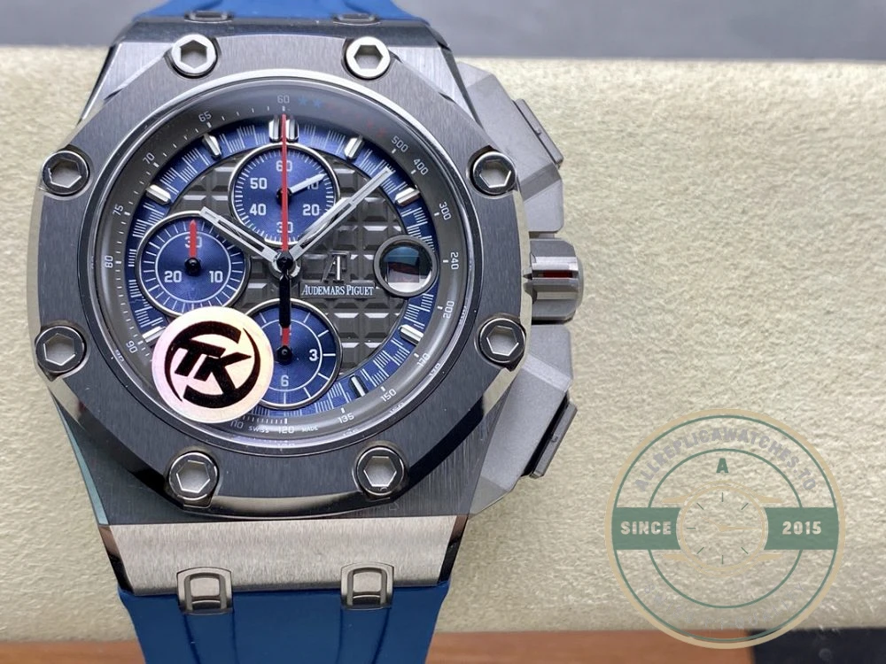 Replica Audemars Piguet Royal Oak Offshore Mega Tapisserie Dial 44mm 26470ST.OO.A027CA.01 - High-Grade Replica Watch