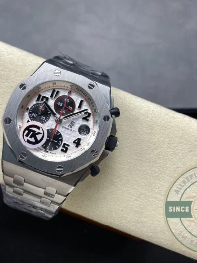 Replica Audemars Piguet Royal Oak Offshore Panda Dial 44mm 26470ST.OO.A801CR.01 - Luxury Replica Watch