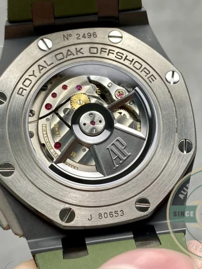 Replica Audemars Piguet Royal Oak Offshore Rich Green Dial 44mm 26405CE.OO.A056CA.01 - Budget Luxury Replica Watch
