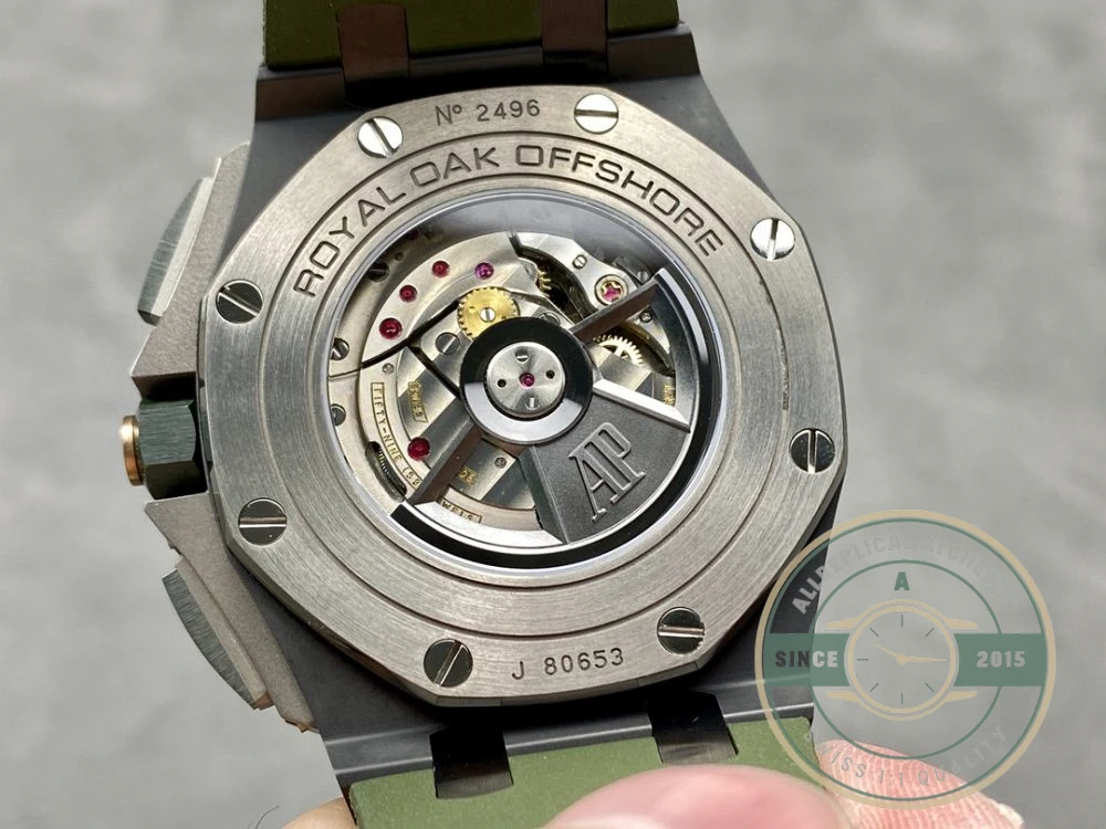 Replica Audemars Piguet Royal Oak Offshore Rich Green Dial 44mm 26405CE.OO.A056CA.01 - Budget Luxury Replica Watch