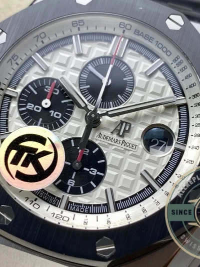 Replica Audemars Piguet Royal Oak Offshore White Black Dial 44mm 26400SO.OO.A002CA.01 - Swiss Movement Replica Watch