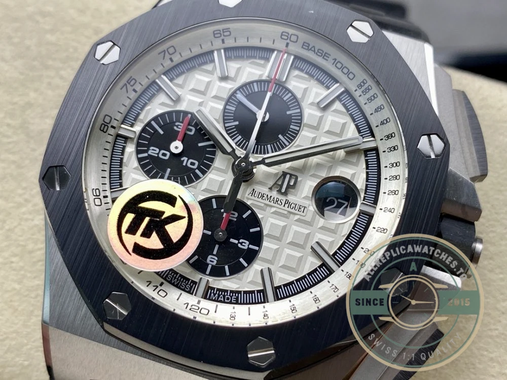 Replica Audemars Piguet Royal Oak Offshore White Black Dial 44mm 26400SO.OO.A002CA.01 - Swiss Movement Replica Watch