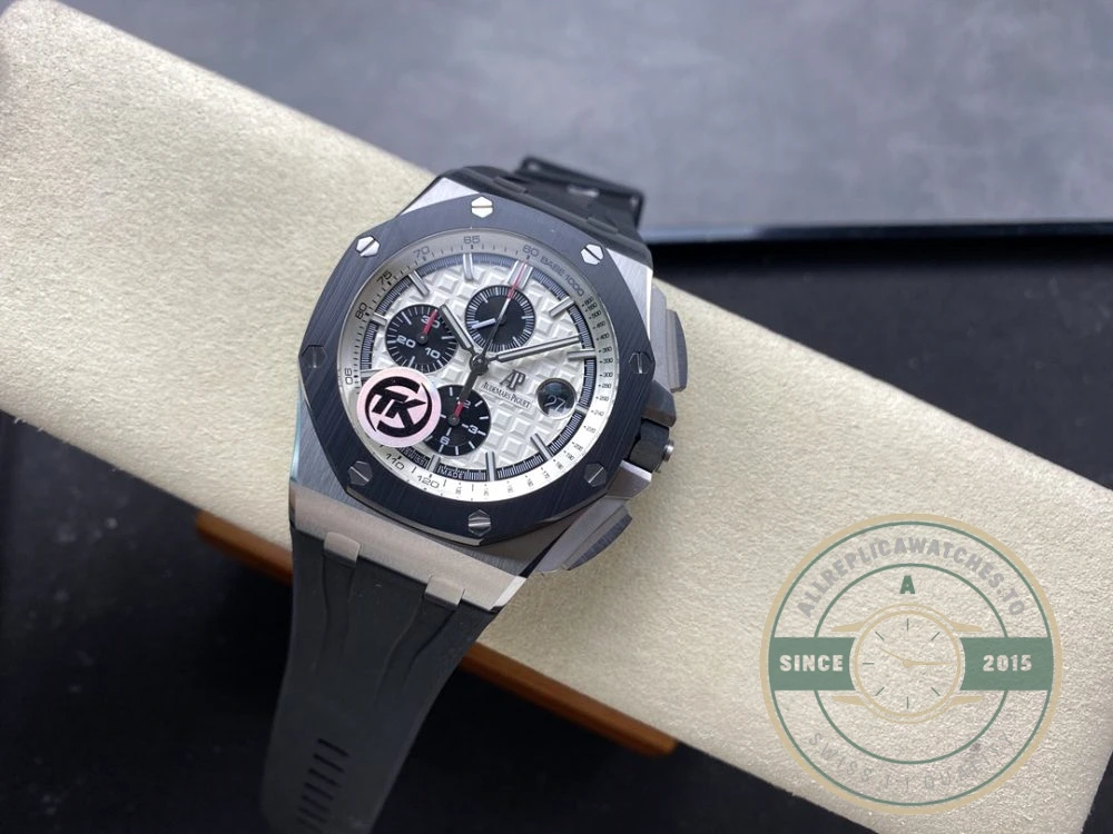 Replica Audemars Piguet Royal Oak Offshore White Black Dial 44mm 26400SO.OO.A002CA.01 - Best Quality Replica Watch