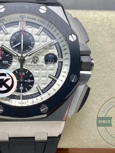 Replica Audemars Piguet Royal Oak Offshore White Black Dial 44mm 26400SO.OO.A002CA.01 - Swiss-Made Clone Watch