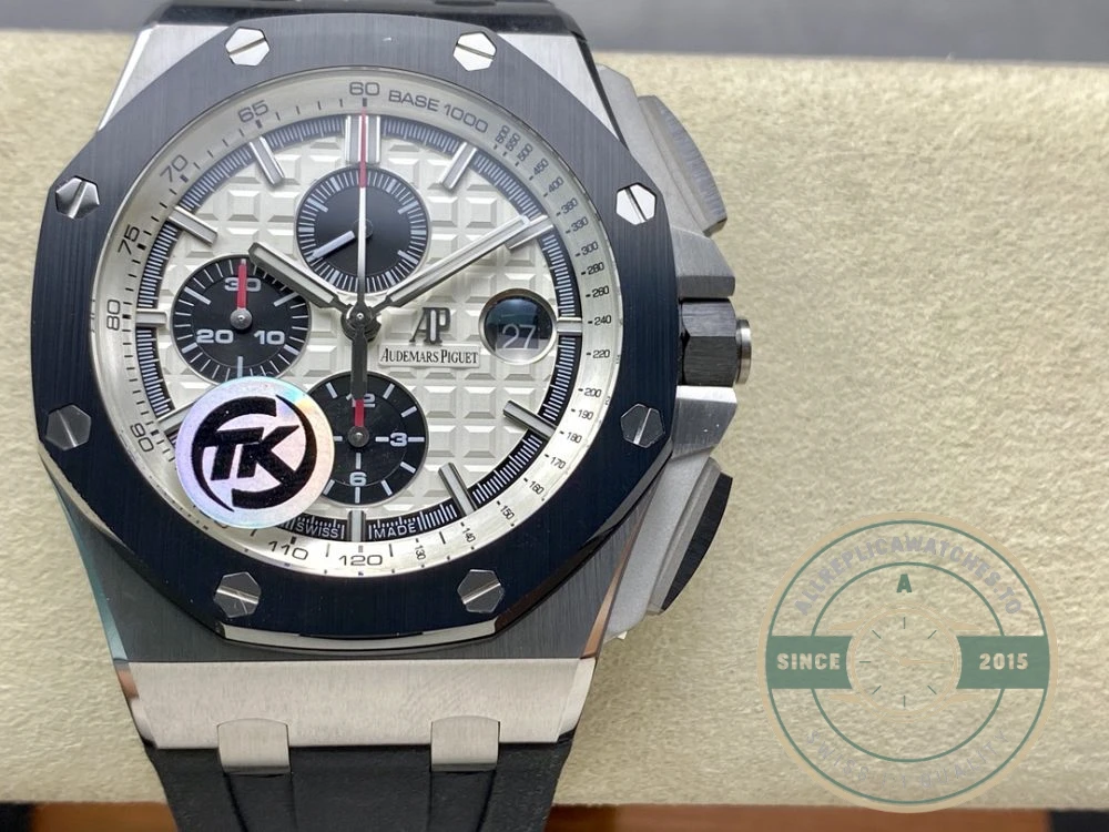 Replica Audemars Piguet Royal Oak Offshore White Black Dial 44mm 26400SO.OO.A002CA.01 - Swiss-Made Clone Watch