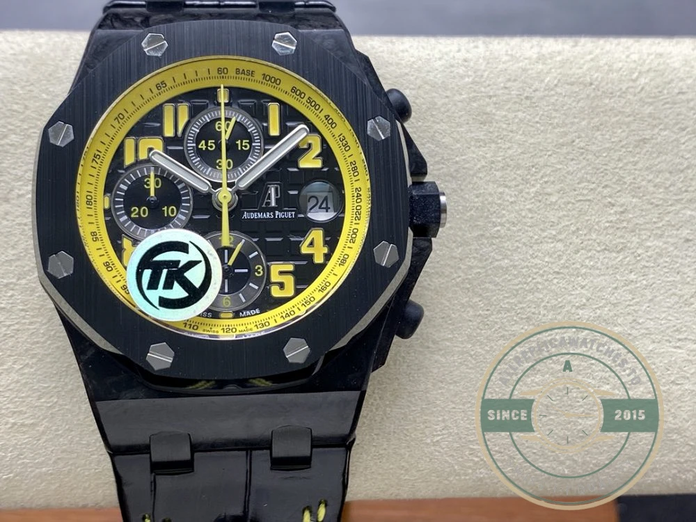 Replica Audemars Piguet Royal Oak Offshore Yellow Dial 44mm 26176FO.OO.D101CR.02 - Affordable Super Clone Watch