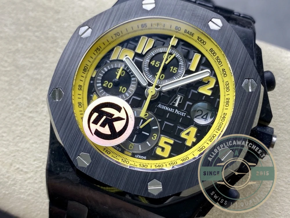 Replica Audemars Piguet Royal Oak Offshore Yellow Dial 44mm 26176FO.OO.D101CR.02 - Swiss Movement Replica Watch