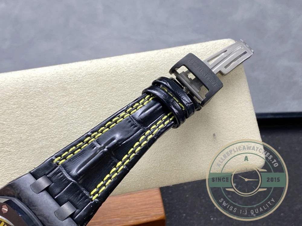Replica Audemars Piguet Royal Oak Offshore Yellow Dial 44mm 26176FO.OO.D101CR.02 - Premium Super Clone Watch