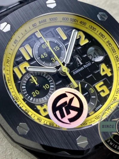 Replica Audemars Piguet Royal Oak Offshore Yellow Dial 44mm 26176FO.OO.D101CR.02 - Budget Luxury Replica Watch