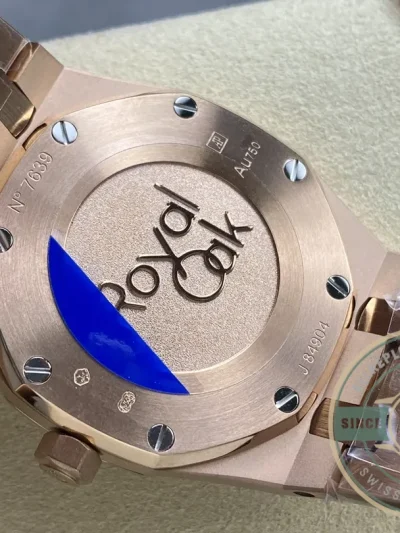Replica Audemars Piguet Royal Oak Diamond 67651OR.ZZ.1261OR.01 33mm - Top-Tier Swiss Replica Watch