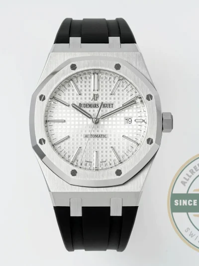 Replica Audemars Piguet Royal Oak White, Rubber 15400ST.OO.1220ST.02 - Luxury Replica Watch