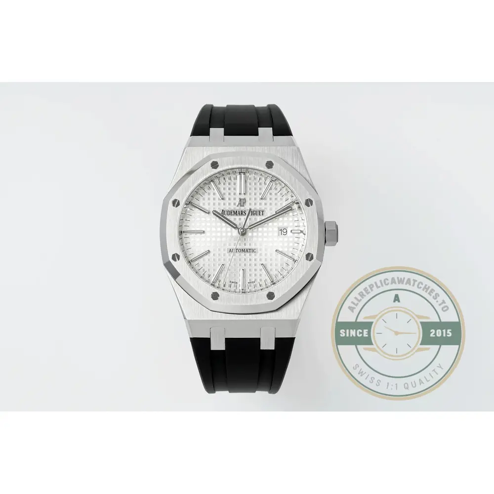 Replica Audemars Piguet Royal Oak White, Rubber 15400ST.OO.1220ST.02 - Luxury Replica Watch