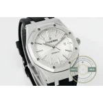 Replica Audemars Piguet Royal Oak White, Rubber 15400ST.OO.1220ST.02 - Best Quality Replica Watch