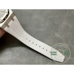 Replica Audemars Piguet Royal Oak White Rubber 15400ST.OO.1220ST.02 - Best Quality Replica Watch