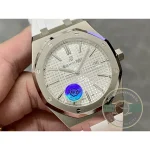 Replica Audemars Piguet Royal Oak White Rubber 15400ST.OO.1220ST.02 - Budget Luxury Replica Watch
