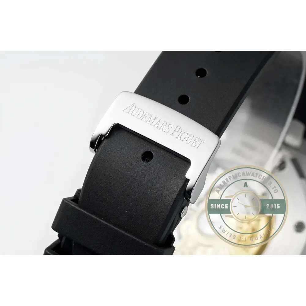 Replica Audemars Piguet Royal Oak White, Rubber 15400ST.OO.1220ST.02 - Luxury Replica Watch