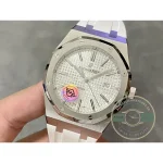 Replica Audemars Piguet Royal Oak White Rubber 15400ST.OO.1220ST.02 - Factory Super Clone Watch