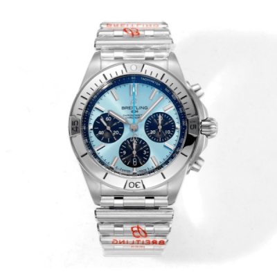 Replica Breitling Chronomat Men Automatic Ice Blue PB0134101C1S1