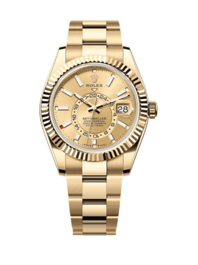 Replica Rolex Sky-Dweller  Champagne Dial   42mm 336938