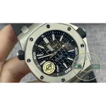 Super clone Audemars Piguet Royal Oak Offshore Black Dial 42mm 15710ST.OO.A002CA.01 - High-Grade Replica Watch