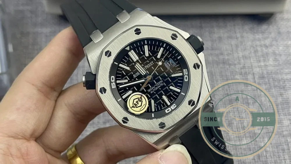 Super clone Audemars Piguet Royal Oak Offshore Black Dial 42mm 15710ST.OO.A002CA.01 - Top-Tier Swiss Replica Watch