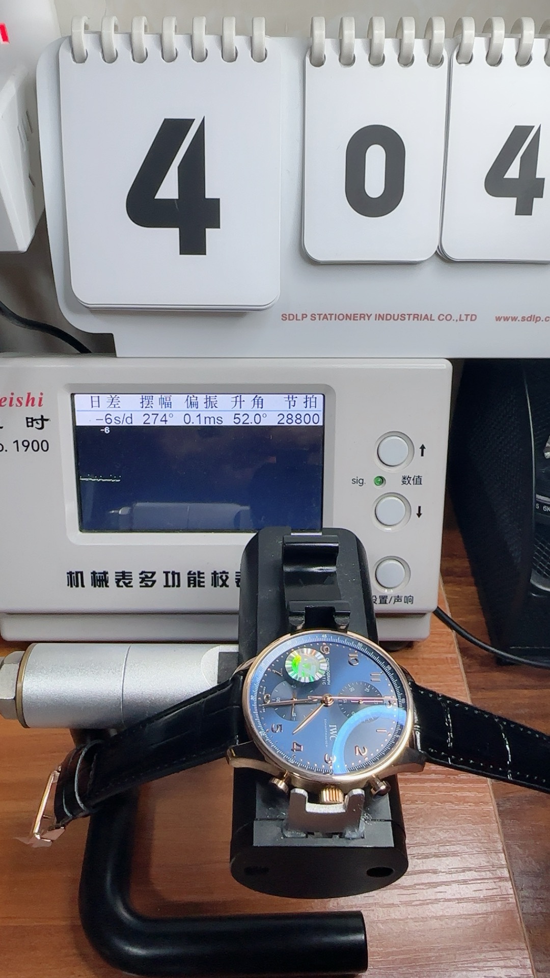 A column-wheel automatic chronograph with a forty to forty-eight hour reserve