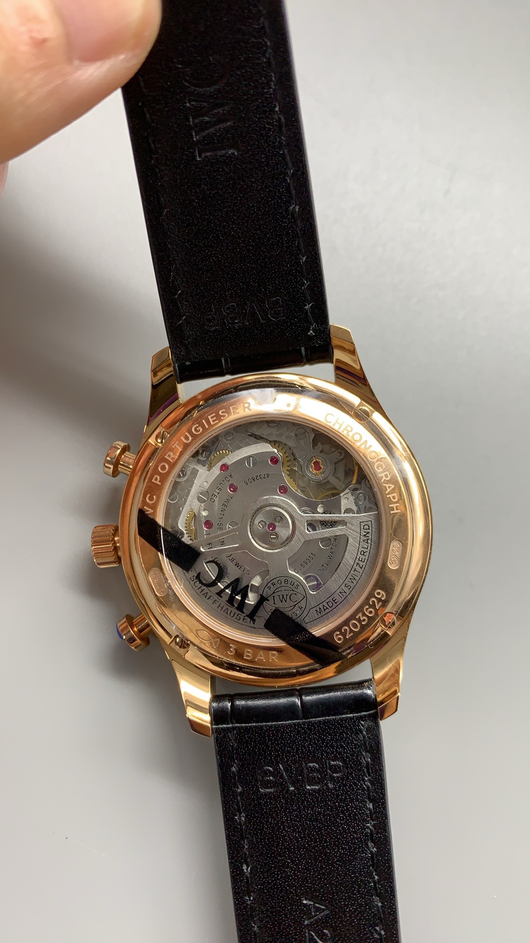 Numerals applied rather than printed, the depth older chronographs lack
