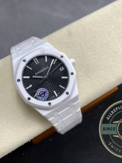 Superclone Audemars Piguet Royal Oak Black Dial 15500 Ceramic - Swiss Movement Replica Watch