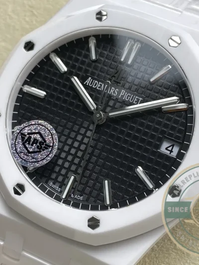 Superclone Audemars Piguet Royal Oak Black Dial 15500 Ceramic - Affordable Super Clone Watch