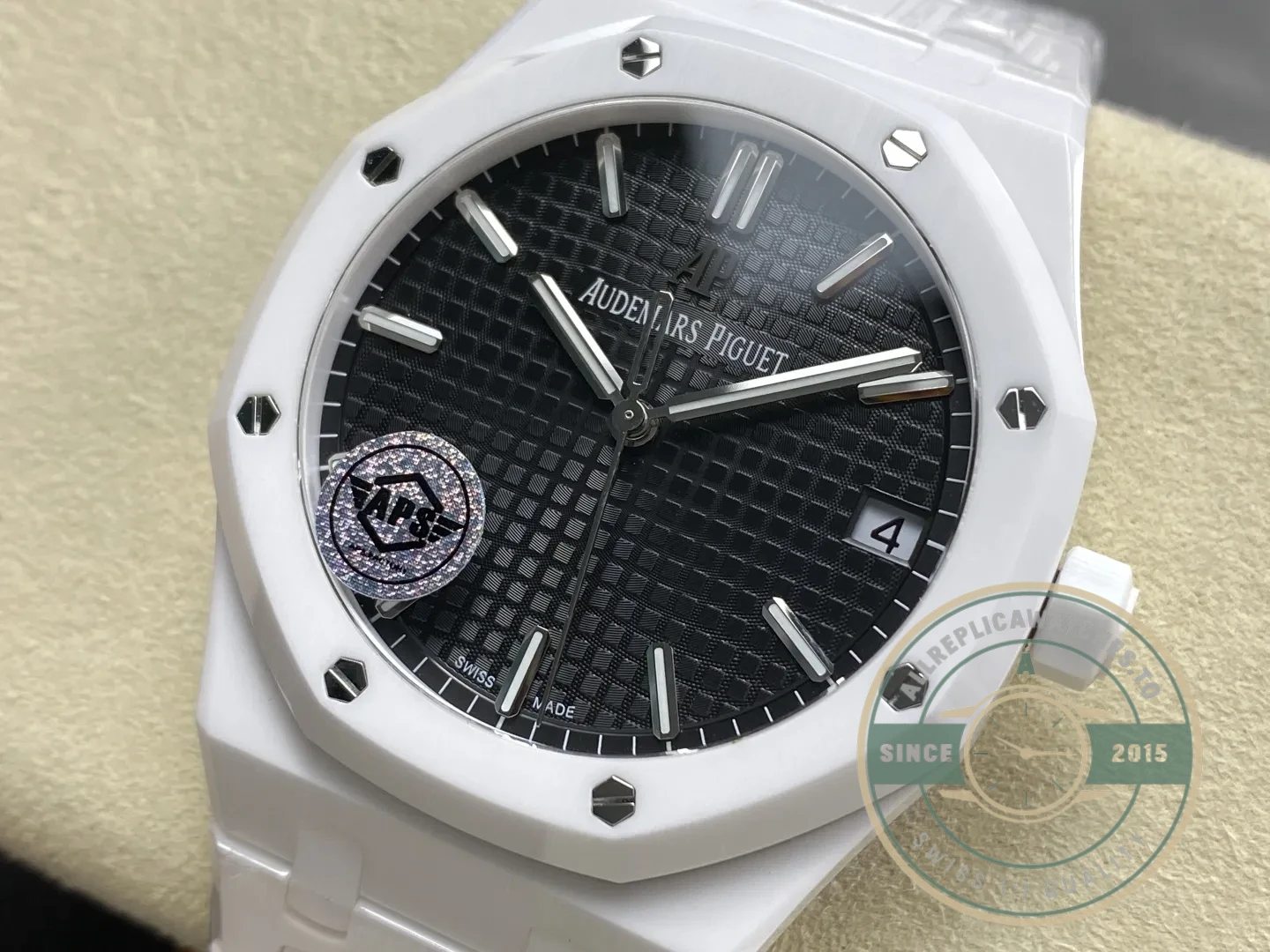 Superclone Audemars Piguet Royal Oak Black Dial 15500 Ceramic - Affordable Super Clone Watch