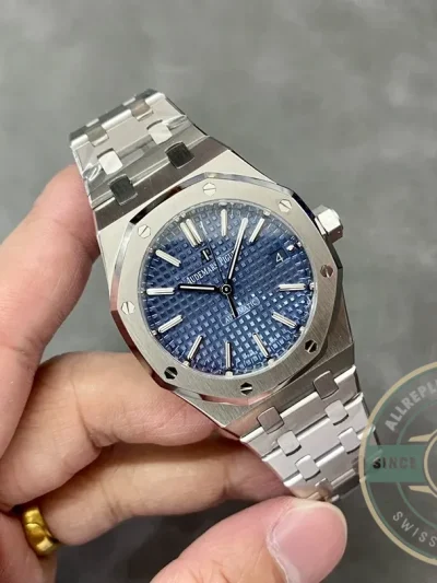 Superclone Audemars Piguet Royal Oak Blue Dial 15450ST 37mm - Luxury Replica Watch