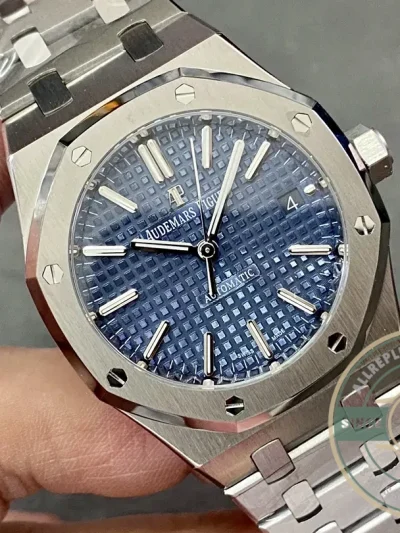 Superclone Audemars Piguet Royal Oak Blue Dial 15450ST 37mm - 1:1 Swiss Replica Watch