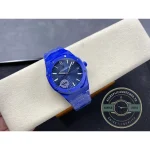 Superclone Audemars Piguet Royal Oak Blue Dial 15500 Ceramic - Budget Luxury Replica Watch