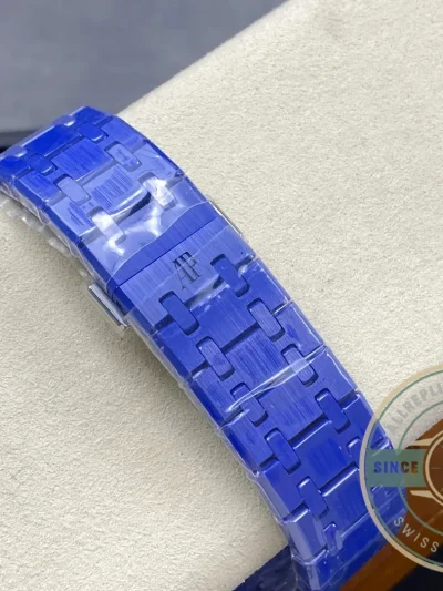 Superclone Audemars Piguet Royal Oak Blue Dial 15500 Ceramic - Luxury Replica Watch