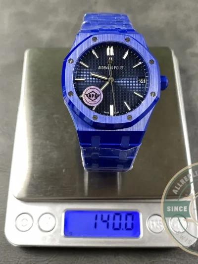 Superclone Audemars Piguet Royal Oak Blue Dial 15500 Ceramic - Affordable Luxury Replica Timepiece
