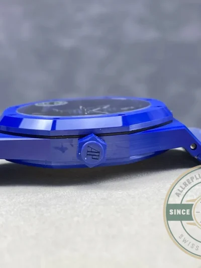 Superclone Audemars Piguet Royal Oak Blue Dial 15500 Ceramic - Top-Tier Swiss Replica Watch