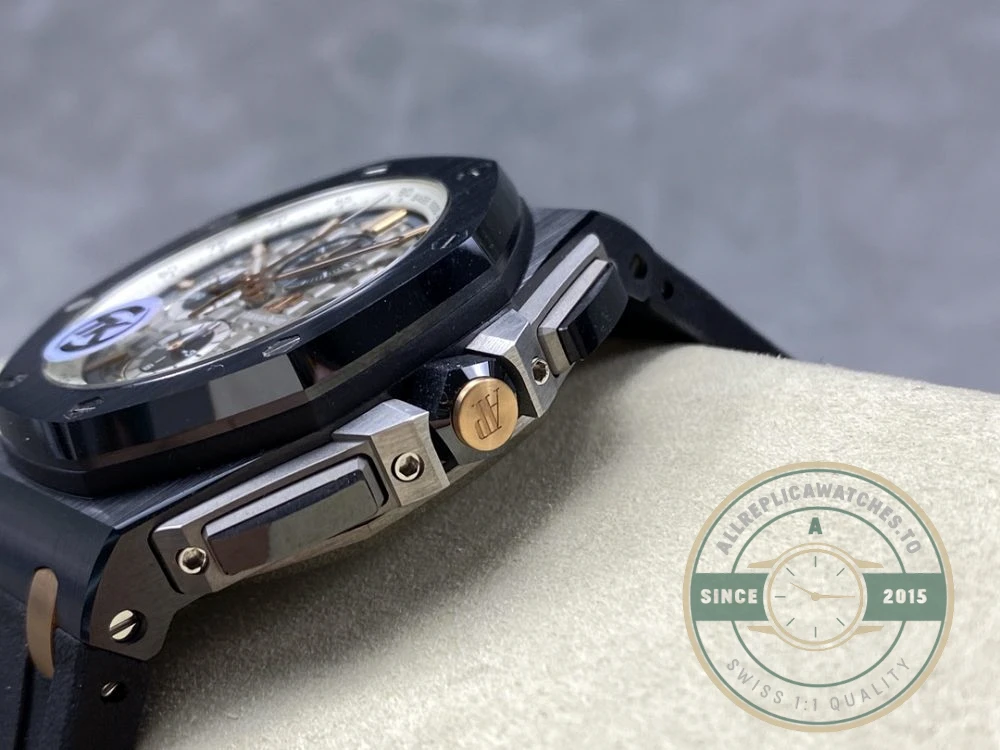 Super clone Audemars Piguet Royal Oak Offshore Black 26470ST.OO.A801CR.01 - Top-Tier Swiss Replica Watch
