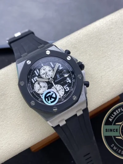 Superclone Audemars Piguet Royal Oak Offshore Black Ceramic Dial 44mm 26170ST.OO.D101CR.01 - Swiss-Made Clone Watch