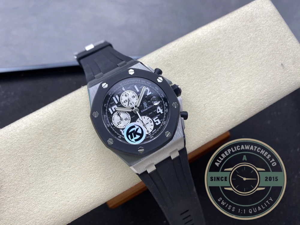 Superclone Audemars Piguet Royal Oak Offshore Black Ceramic Dial 44mm 26170ST.OO.D101CR.01 - Swiss-Made Clone Watch