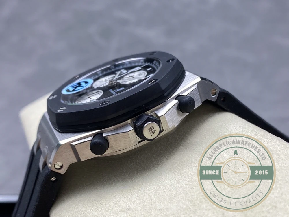 Superclone Audemars Piguet Royal Oak Offshore Black Ceramic Dial 44mm 26170ST.OO.D101CR.01 - Luxury Replica Watch