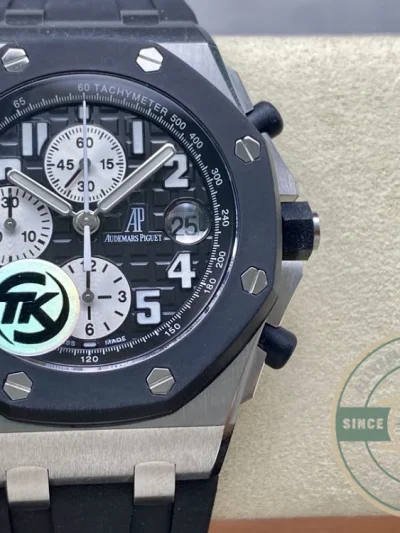 Superclone Audemars Piguet Royal Oak Offshore Black Ceramic Dial 44mm 26170ST.OO.D101CR.01 - Budget Luxury Replica Watch