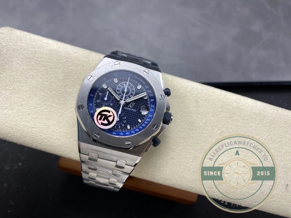 Super clone Audemars Piguet Royal Oak Offshore Deep Blue Dial 44mm 26238ST.OO.2000ST.01 - Luxury Replica Watch