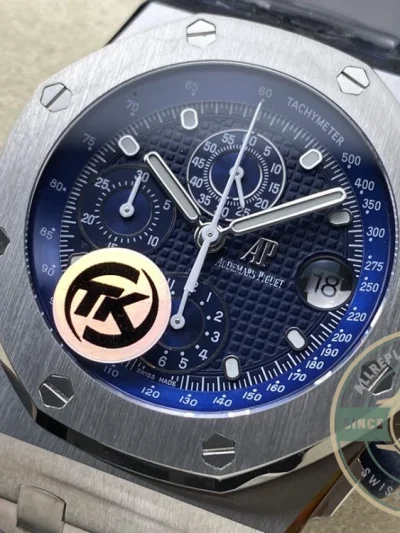Super clone Audemars Piguet Royal Oak Offshore Deep Blue Dial 44mm 26238ST.OO.2000ST.01 - High-Grade Replica Watch