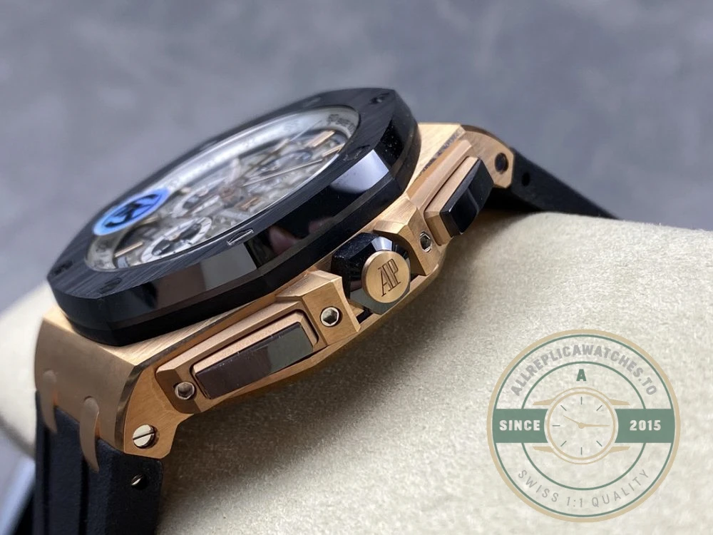 Superclone Audemars Piguet Royal Oak Offshore Gold 44mm 26401RO.OO.A002CA.01 - Affordable Super Clone Watch
