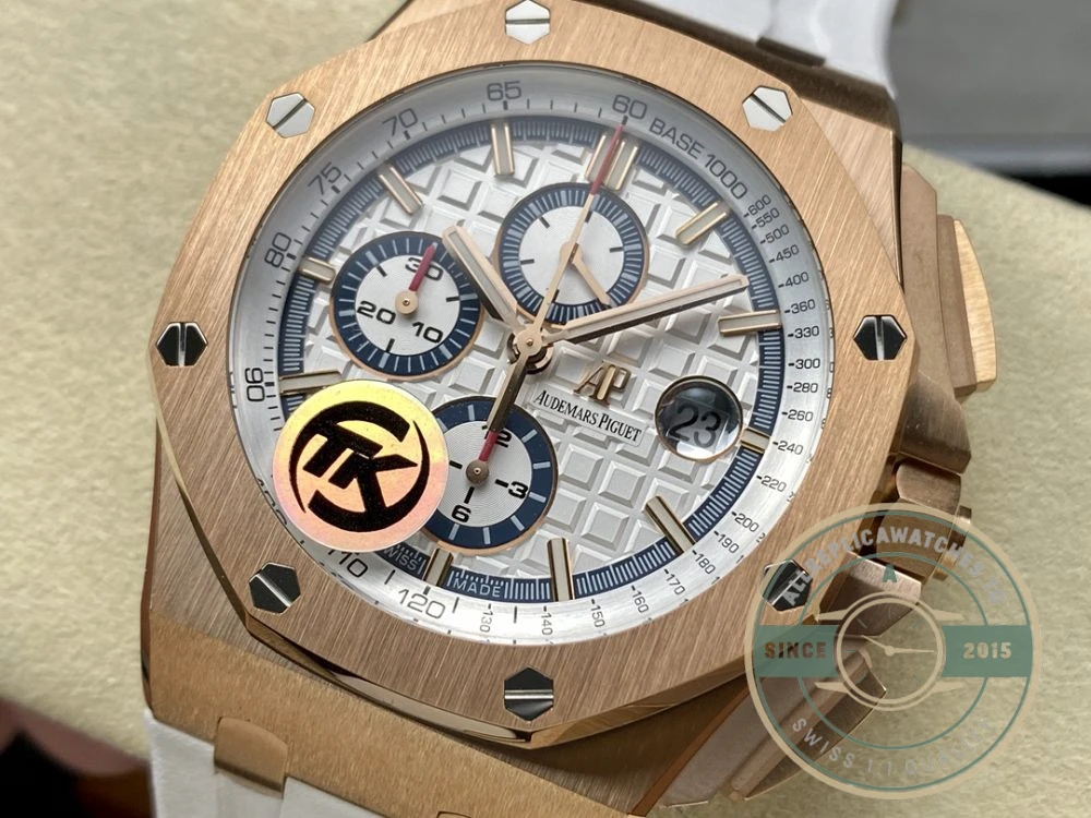 Superclone Audemars Piguet Royal Oak Offshore White Gold Dial 44mm 26408OR.OO.A010CA.01 - Affordable Super Clone Watch