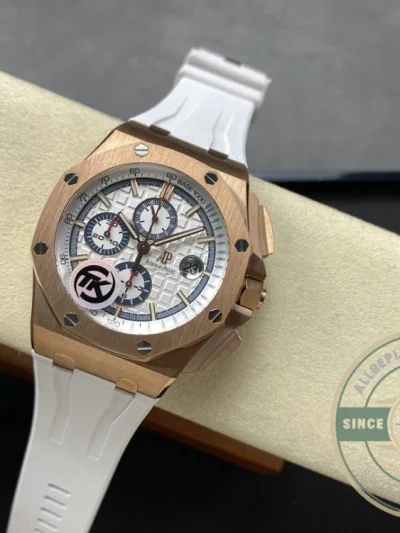Superclone Audemars Piguet Royal Oak Offshore White Gold Dial 44mm 26408OR.OO.A010CA.01 - High-Grade Replica Watch